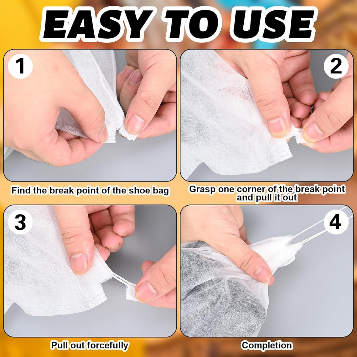 Non-woven Drawstring Shoe Storage Bag (48 X 31 Cm  1 Pc)