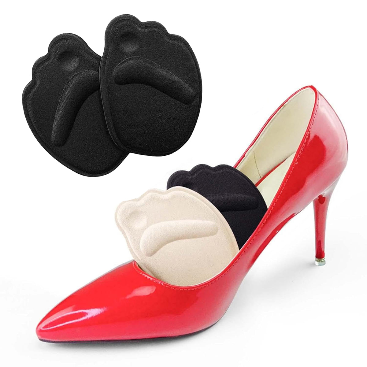 High Shoe Heel Cushion Inserts Non Slip Prevent Calluses Insole Pads (1 Pair)
