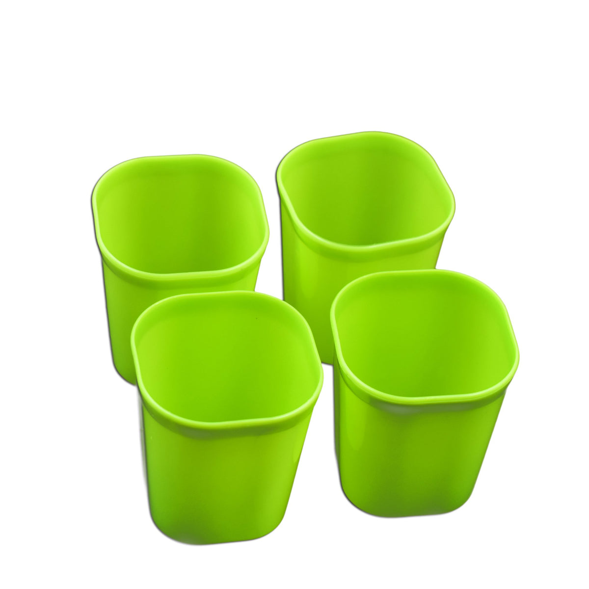 Plastic Drinking Glass Set For Drinking Milk Water Juice (Pack Of 4)