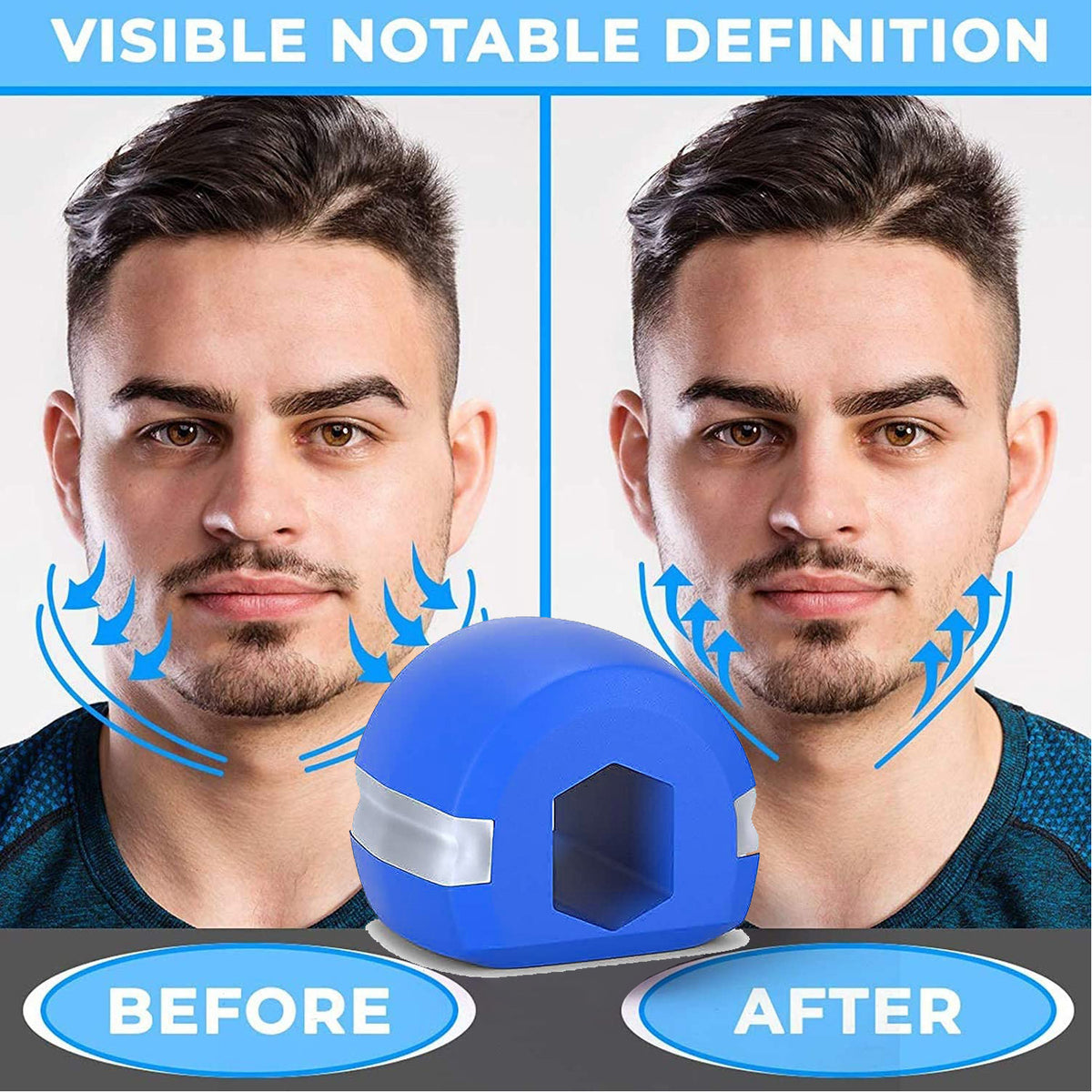 Set Of 6pc Jawline Exerciser Tool Men  Women Double Chin Reducer For Women And Men