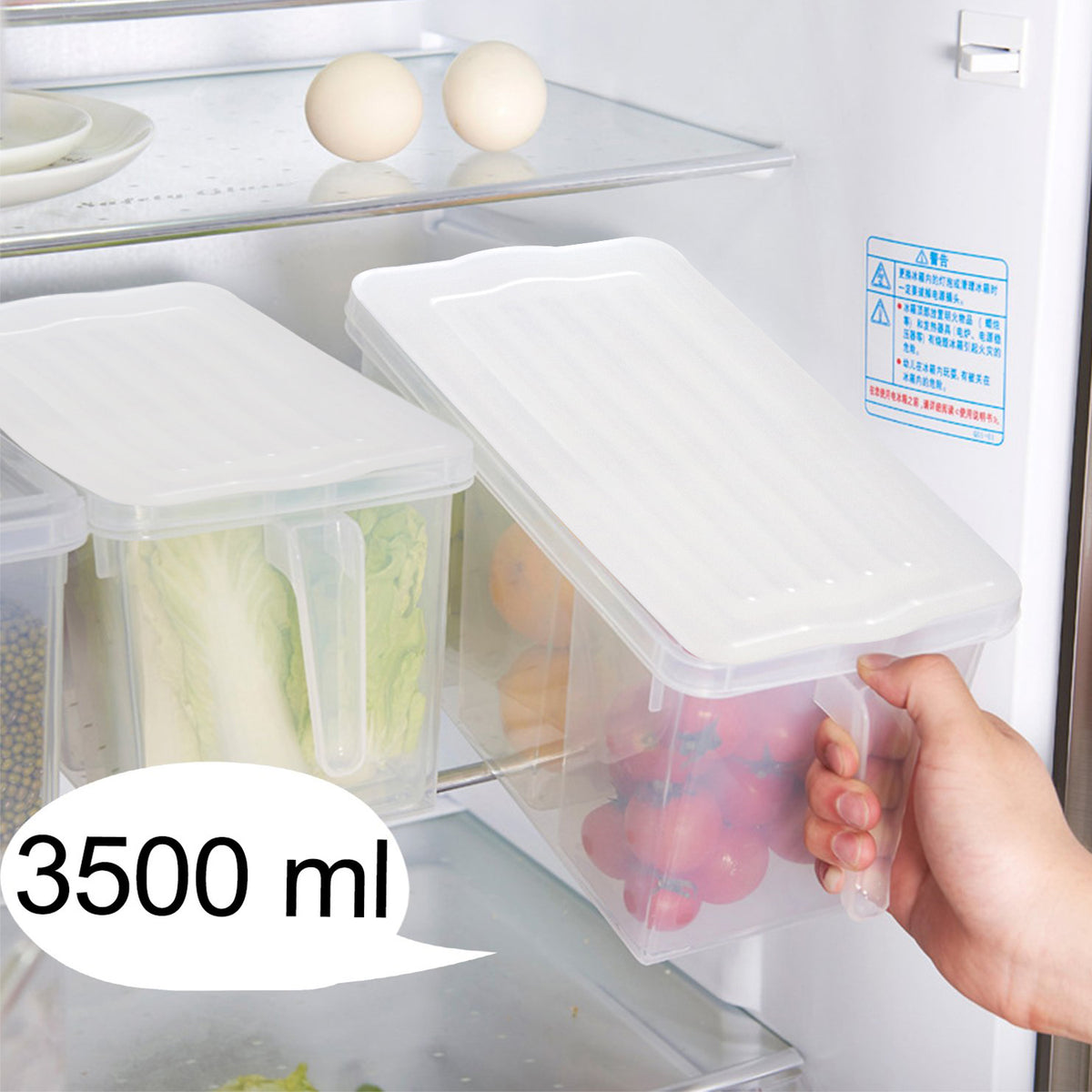 Refrigerator Organizer Fresh-keeping Box Case Kitchen Storage Box