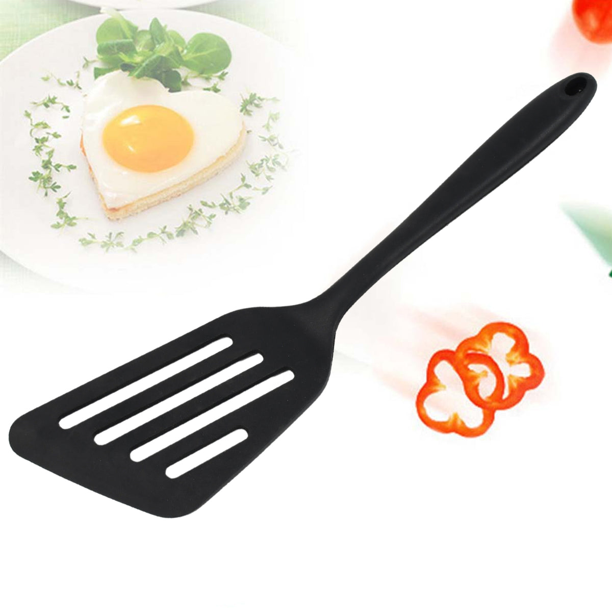 Silicon Non-stick Heat Resistant Kitchen Turner Premium Turner ( 1pc )