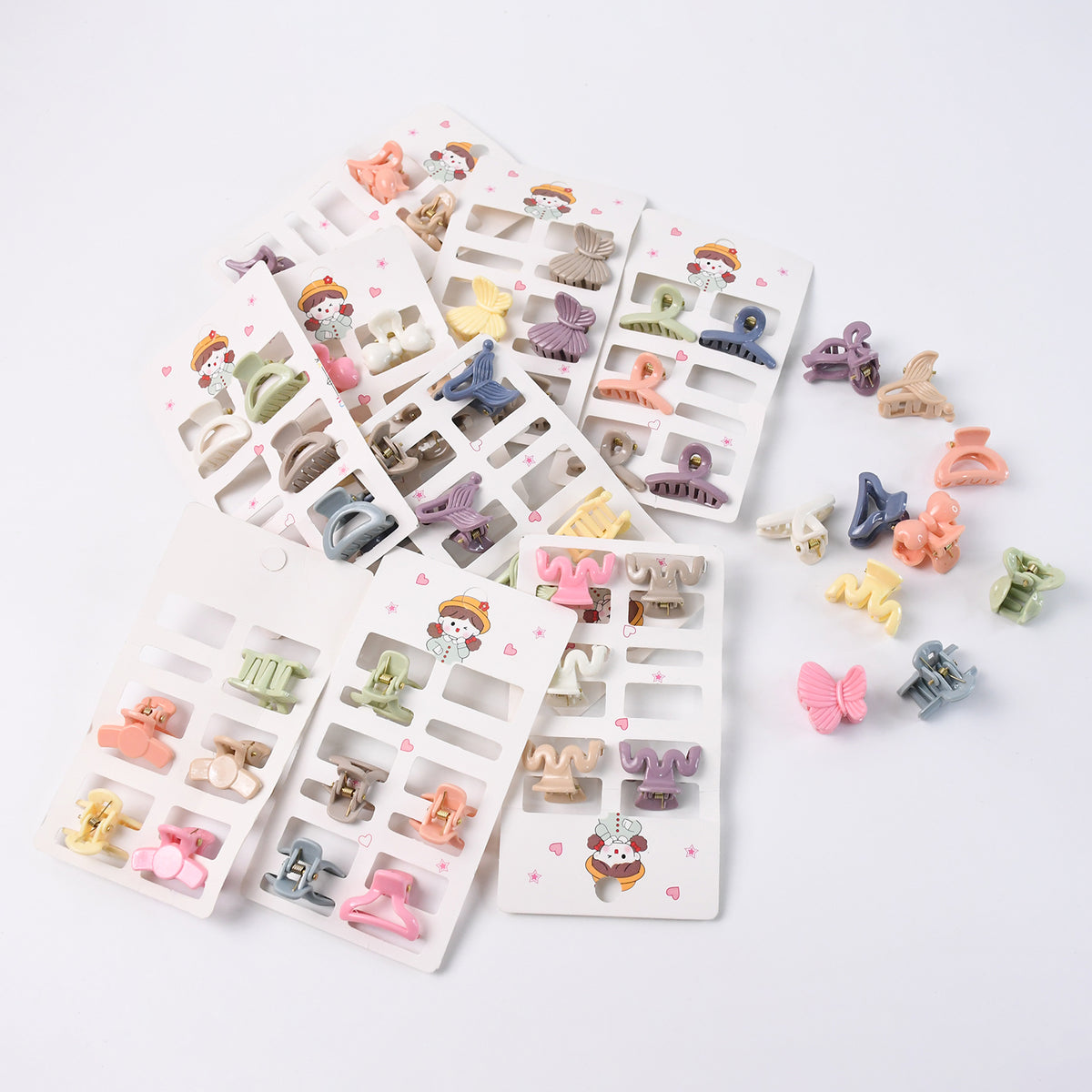 Hair Clips For Girls Kids Hair Accessories (6 Pcs Set)
