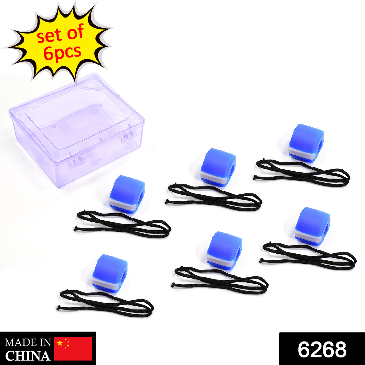 Set Of 6pc Jawline Exerciser Tool Men  Women Double Chin Reducer For Women And Men
