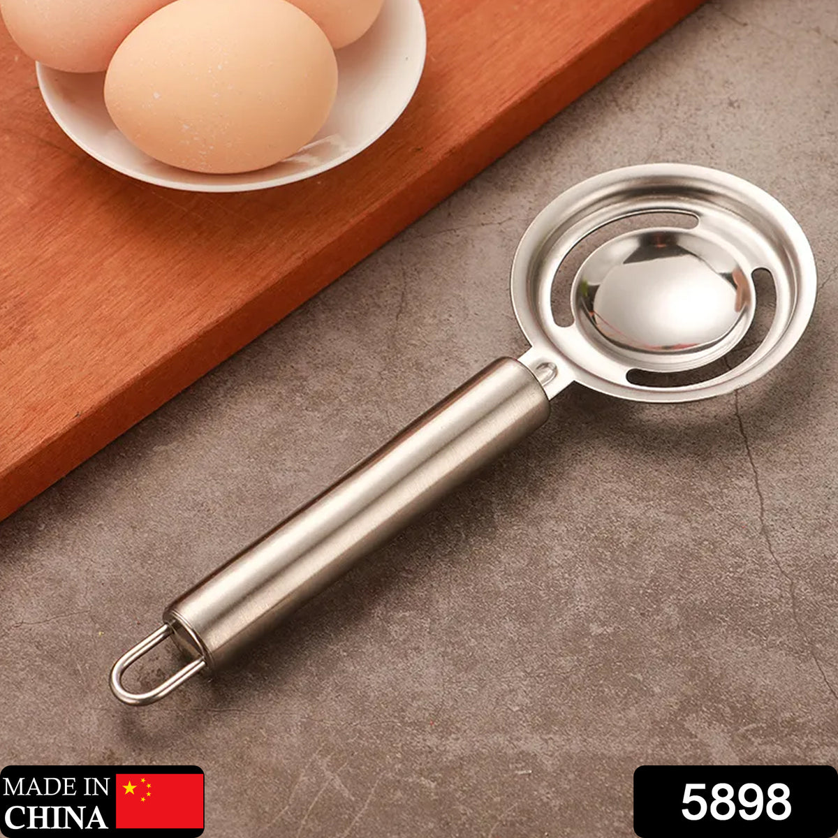 Kitchen Tools Egg Yolk White Separator Stainless Steel Egg White Separator Tools Eggs Yolk Filter Gadgets Kitchen Gadgets Separating Funnel Spoon Egg Divider Tools
