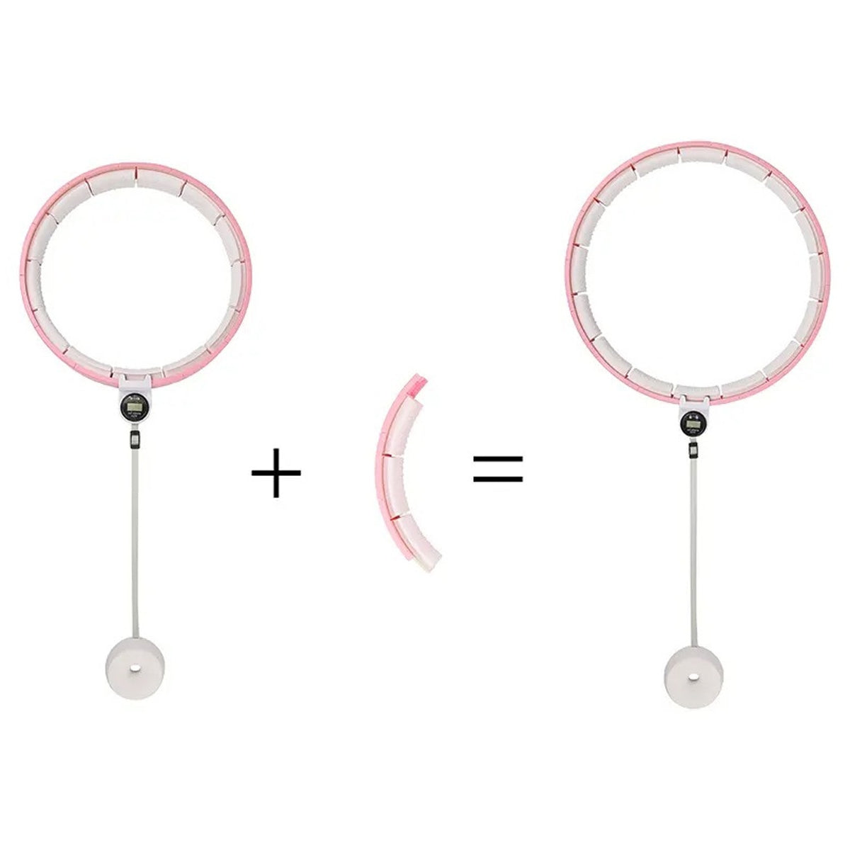 Fitness Adjustable Detachable Fitness Hula Hoop Ring Smart Round Count  Weight Loss Gym Equipment Exercise Smart Hula Hoops