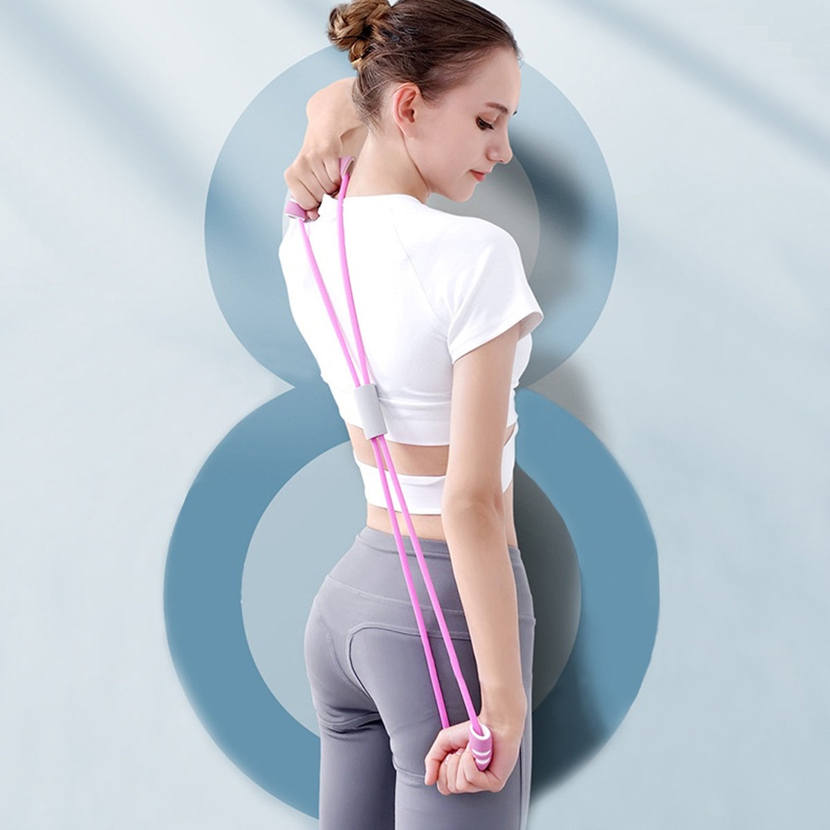 Sport Resistance Loop Band Yoga Bands Rubber Exercise Fitness Training Gym Strength Resistance Band Exercise Equipment Bands For Working Out (1 Pc)
