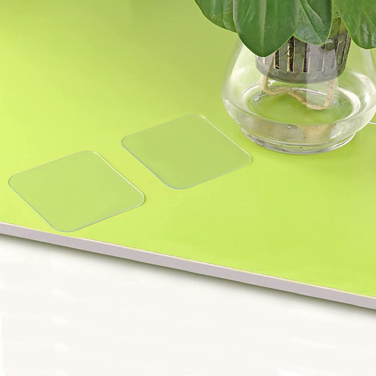 New Double Side Tape Sticker Strong Waterproof Wall Indoor Nano Adhesive No Trace Gel Clear Industrial Multipurpose Removable Use For Bedroom Home Kitchen Hotel (0.6mmx1pc)