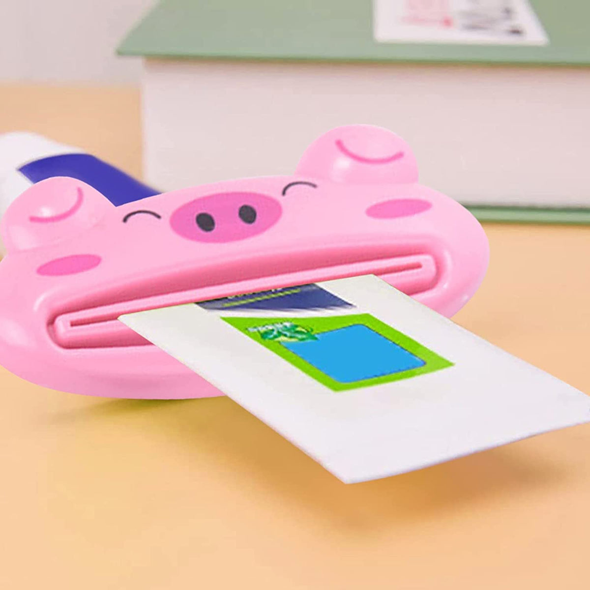 Toothpaste Tube Squeezer 3.5inch Animal Toothpaste Squeezer Tube Squeezer Toothpaste Clip For Extruding Toothpaste Facial Washing Milk Tomato Sauce And Other Tubular Items ( 1 Pc )