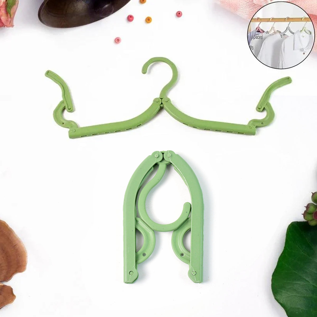 Travel Hangers Portable Folding Clothes Hangers (1 Pc)