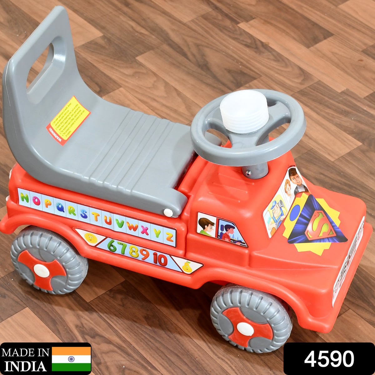 Kids Baby City Ride On Push Car Ride With Backrest Musical Horn For Children Kids Toy Ride-on Kids Toys Toddler Baby Toy Baby Car Suitable For Kids Boysgirls