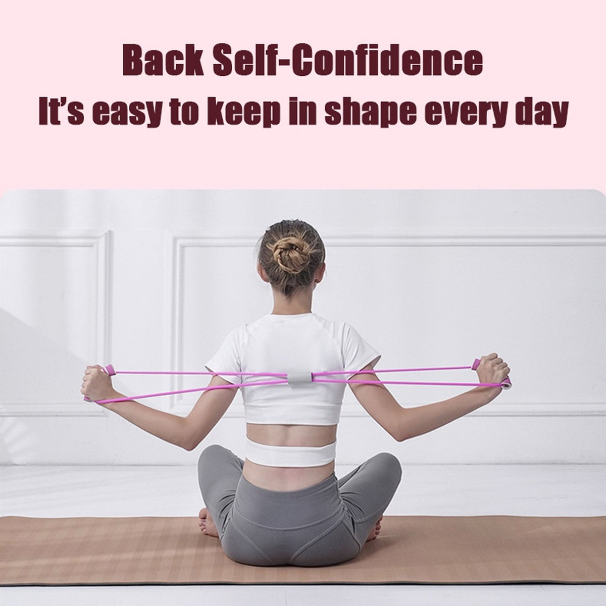 Sport Resistance Loop Band Yoga Bands Rubber Exercise Fitness Training Gym Strength Resistance Band Exercise Equipment Bands For Working Out (1 Pc)
