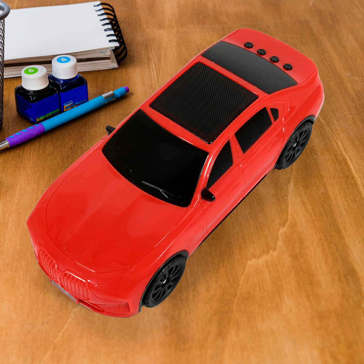 Wireless Bluetooth Speaker Portable Car Shape Music Speaker Support Bluetooth Tf Card Usb Fm Radio Function Unique Shape Car Speaker