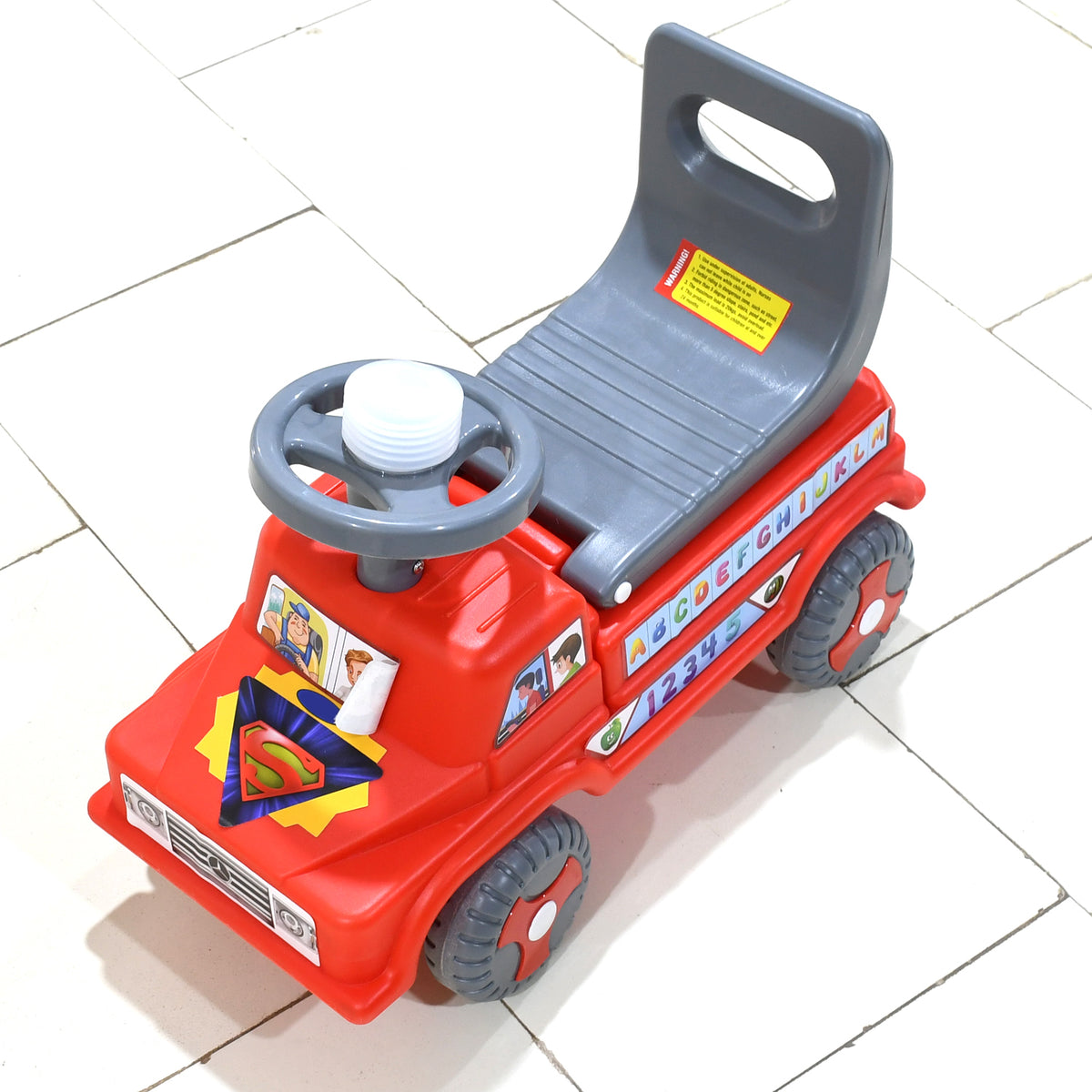 Kids Baby City Ride On Push Car Ride With Backrest Musical Horn For Children Kids Toy Ride-on Kids Toys Toddler Baby Toy Baby Car Suitable For Kids Boysgirls