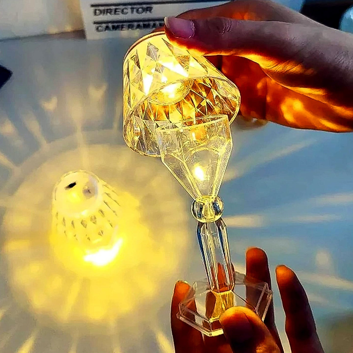 Led Table Lamp Mini Projection Lamp For Night Light (1 Pc)