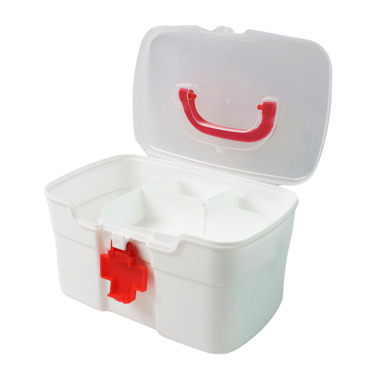 Medical Box 1 Pieceindoor Outdoor Medical Utilitymedicine Storage Boxdetachable Tray Medical Box Multi Purpose Regular Medicine First Aid Box With Handle
