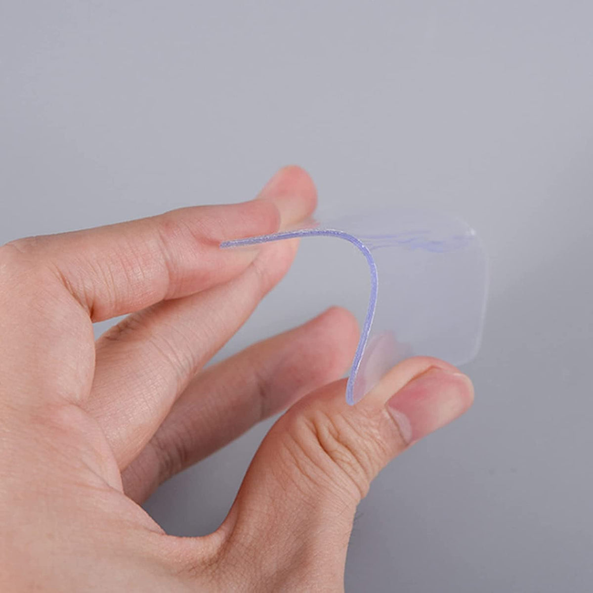 New Double Side Tape Sticker Strong Waterproof Wall Indoor Nano Adhesive No Trace Gel Clear Industrial Multipurpose Removable Use For Bedroom Home Kitchen Hotel (0.6mmx1pc)