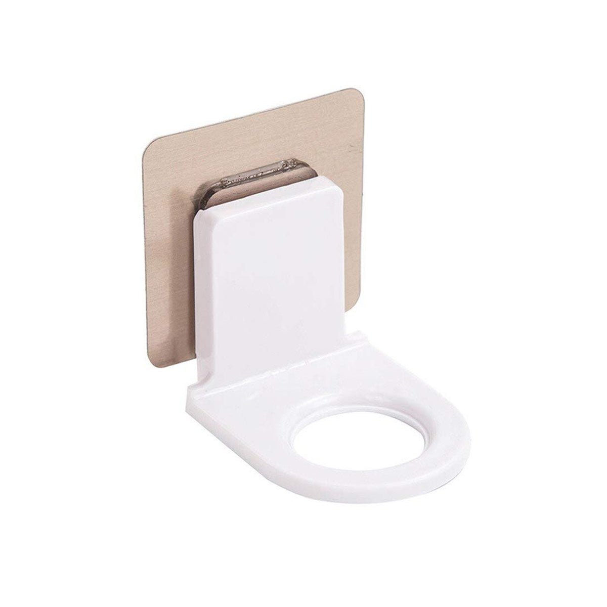 Wall Mounted Self Sticky Hooks For Body Wash Shampoo Bottle Wall Storage Strong Adhesive Hook Power Plug Socket Hanger Holder Multi Color (1pc)