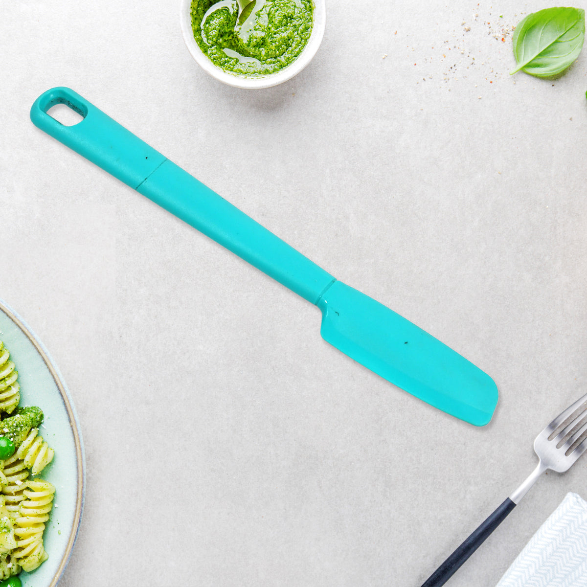 Silicon Non-stick Heat Resistant Kitchen Spatula Butter Knife Non-stick Flexible Rubber Scrapers