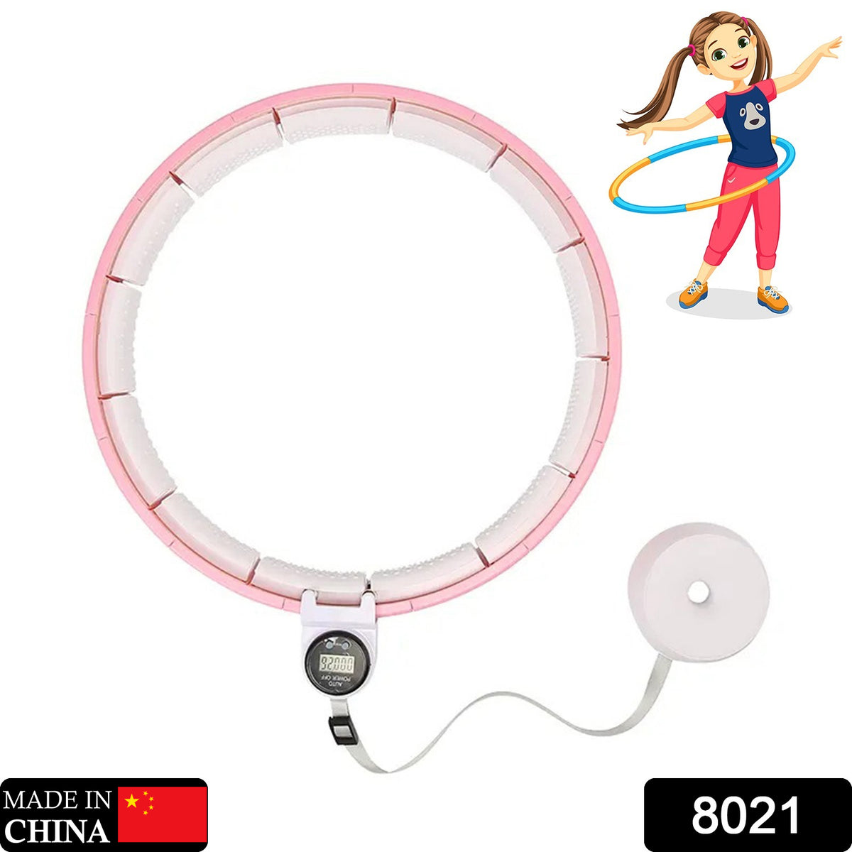 Fitness Adjustable Detachable Fitness Hula Hoop Ring Smart Round Count  Weight Loss Gym Equipment Exercise Smart Hula Hoops