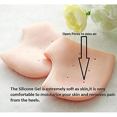 Anti Crack Silicon Gel Heel Moisturizing Socks For Foot Care Men Women (Loose Pack)