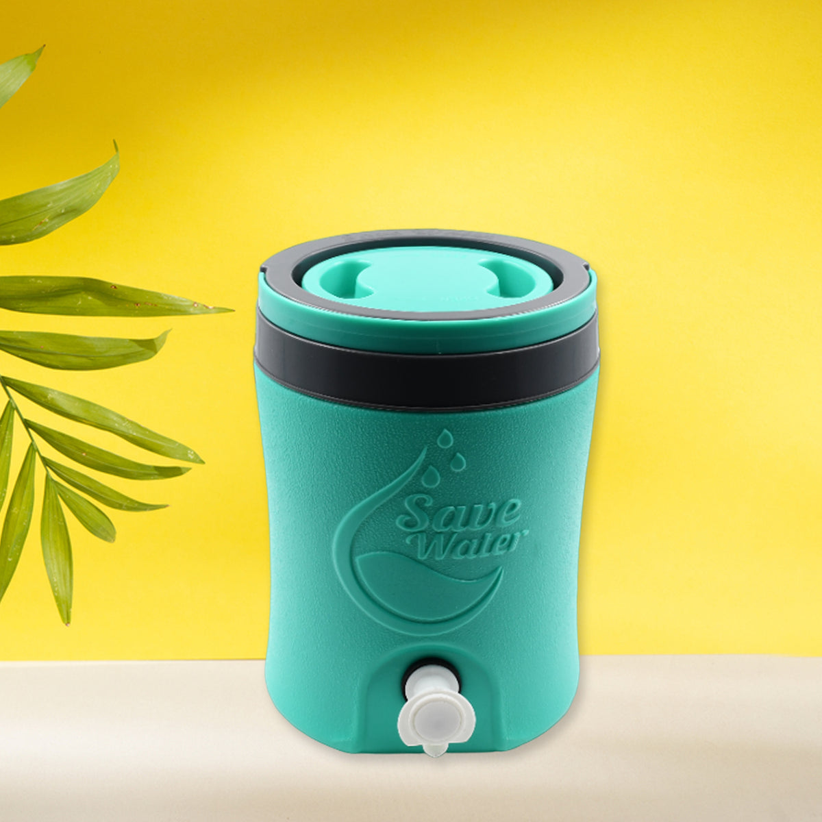 Water Jug Camper With Tap Plastic Insulated Water 3.5 Liter Water Storage Cool Water Storage For Traveling Water Jug 3.5 Ltr
