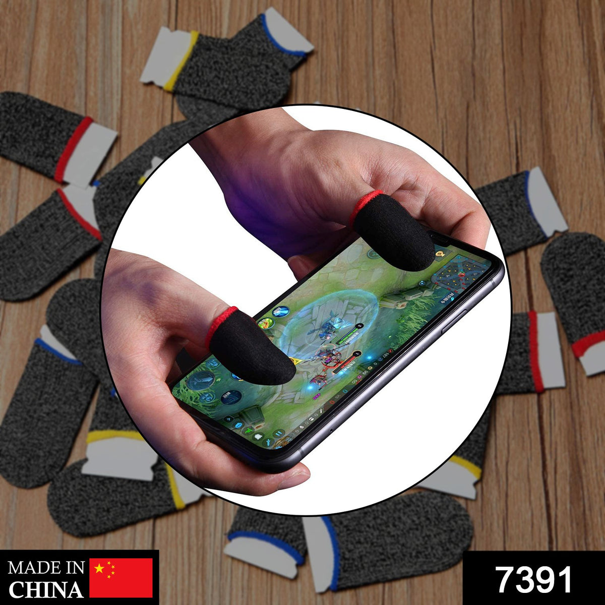 Thumb  Finger Sleeve For Mobile Game Pubgcodfreefire (1pair Only)