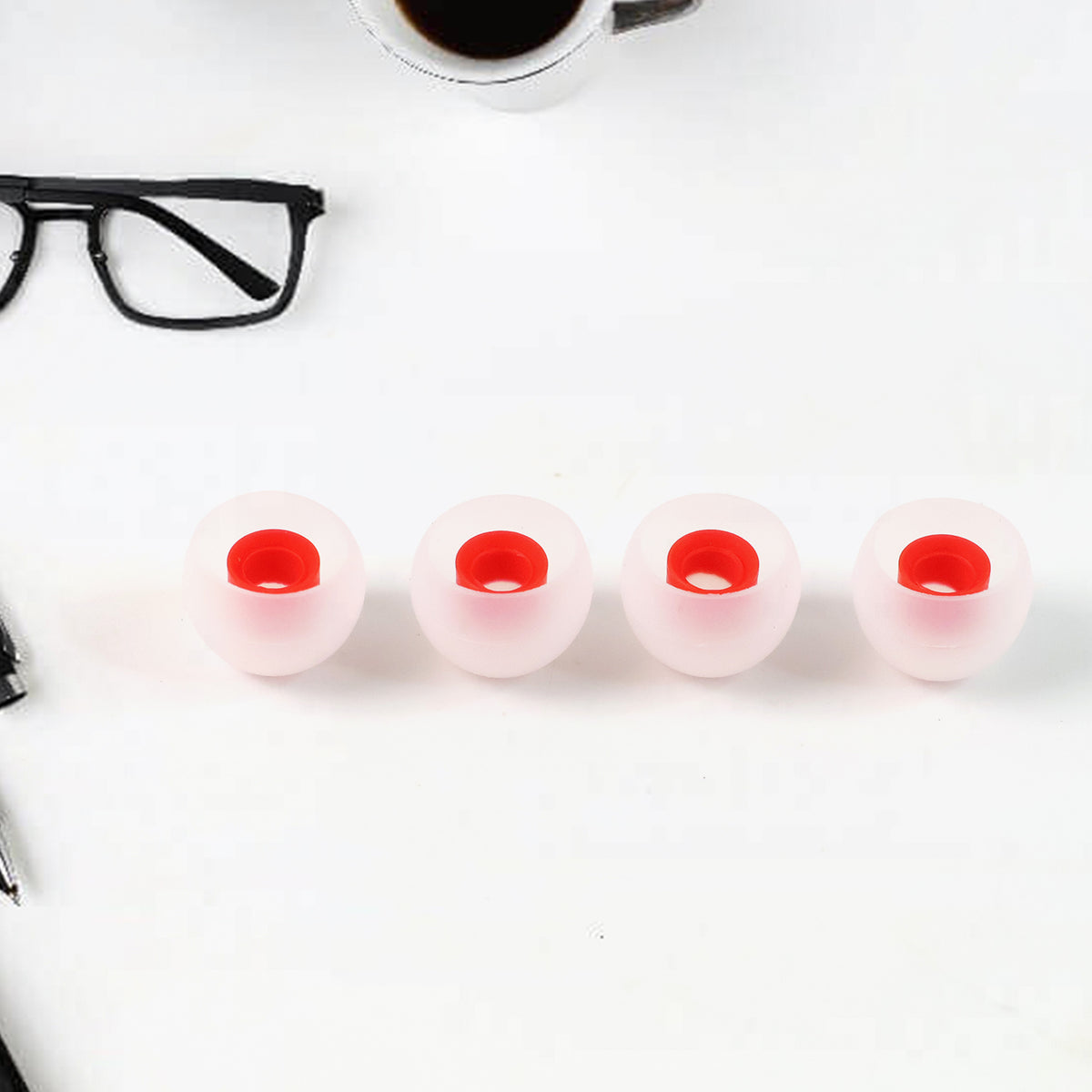 Premium Silicone Earbud Tips - (4 Pc  Set)
