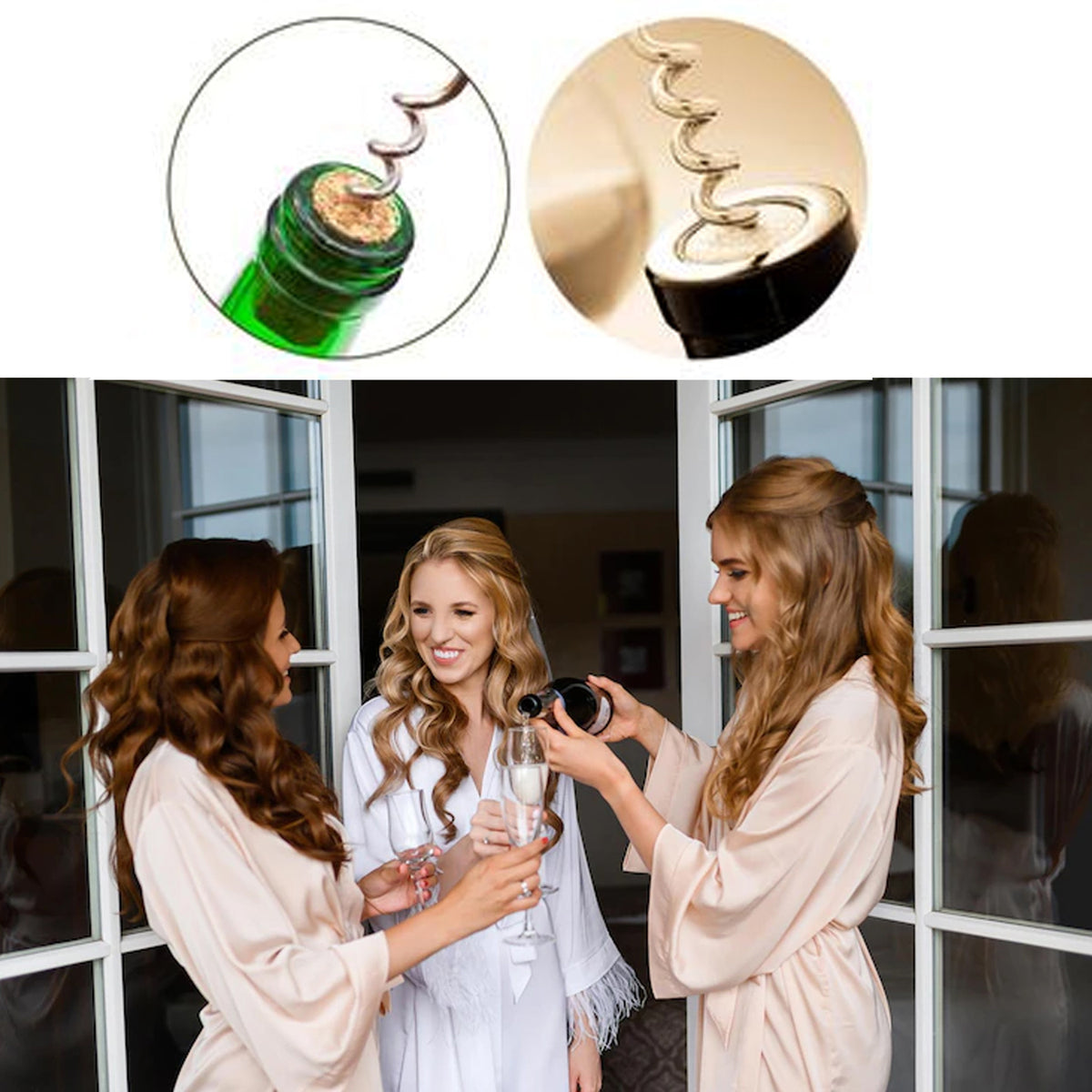Waiter Wine Corkscrew Bottle Beer Cap Opener For Restaurants Bar Home